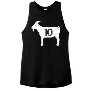 Goat 10 Miami Soccer Team Ladies PosiCharge Tri-Blend Wicking Tank