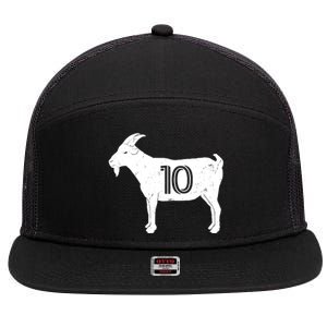 Goat 10 Miami Soccer Team 7 Panel Mesh Trucker Snapback Hat