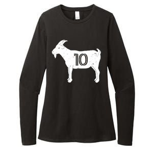 Goat 10 Miami Soccer Team Womens CVC Long Sleeve Shirt