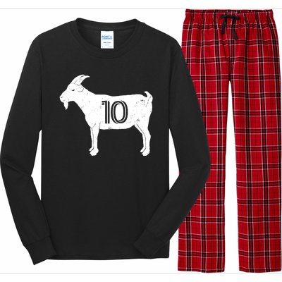 Goat 10 Miami Soccer Team Long Sleeve Pajama Set