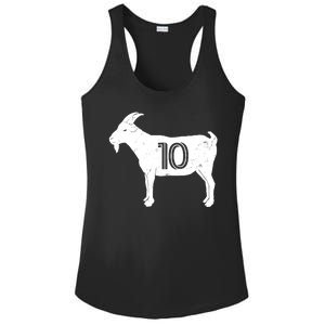 Goat 10 Miami Soccer Team Ladies PosiCharge Competitor Racerback Tank