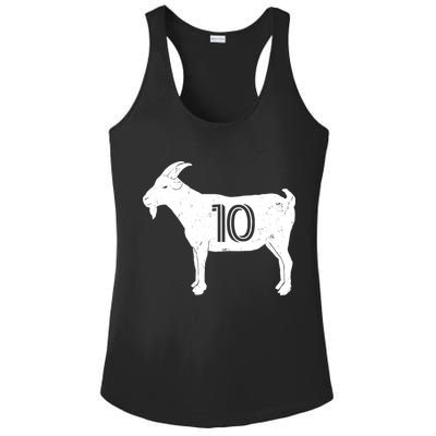Goat 10 Miami Soccer Team Ladies PosiCharge Competitor Racerback Tank