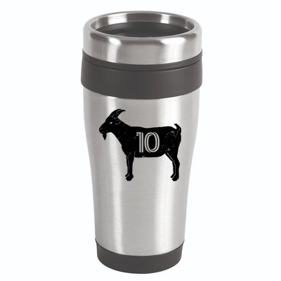 Goat 10 Miami Soccer Team 16oz Travel Tumbler
