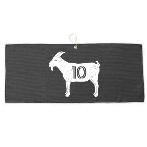 Goat 10 Miami Soccer Team Large Microfiber Waffle Golf Towel