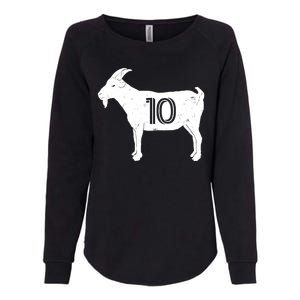 Goat 10 Miami Soccer Team Womens California Wash Sweatshirt