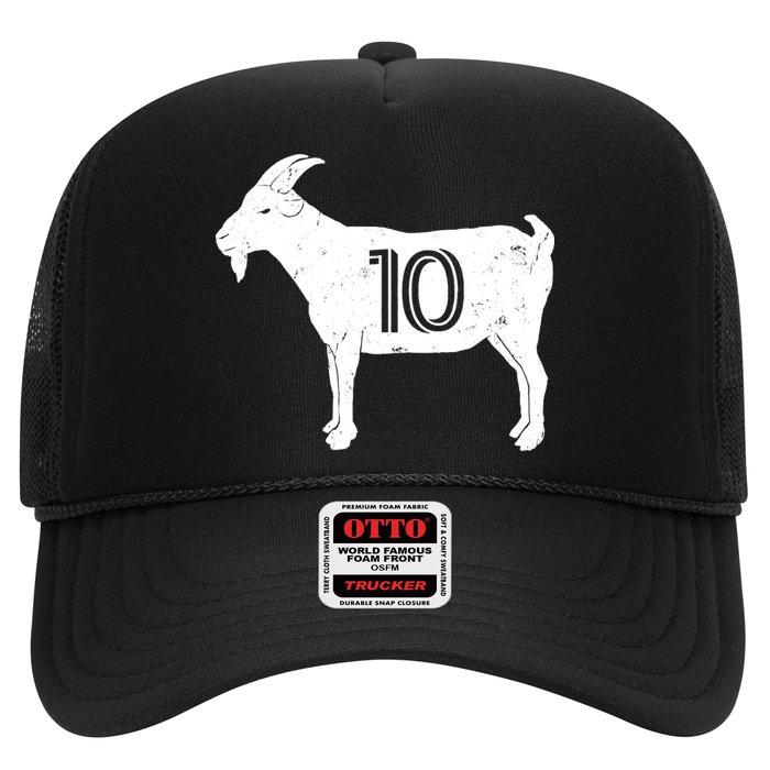 Goat 10 Miami Soccer Team Trucker Hat