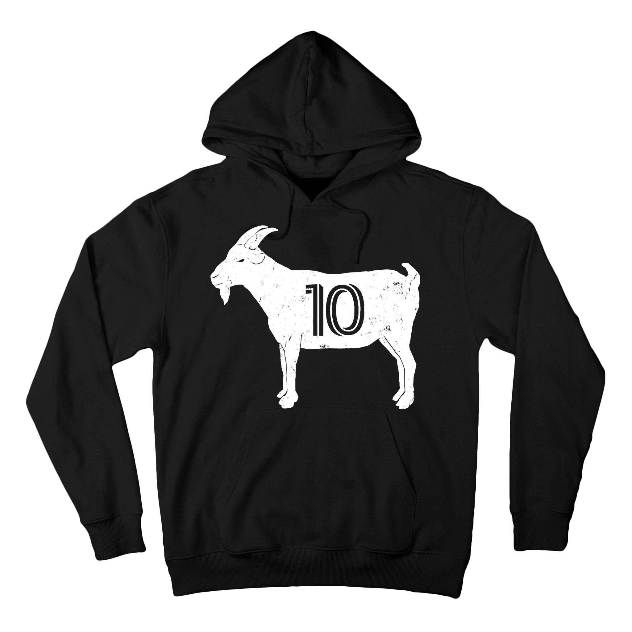Goat 10 Miami Soccer Team Tall Hoodie
