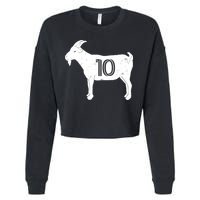 Goat 10 Miami Soccer Team Cropped Pullover Crew