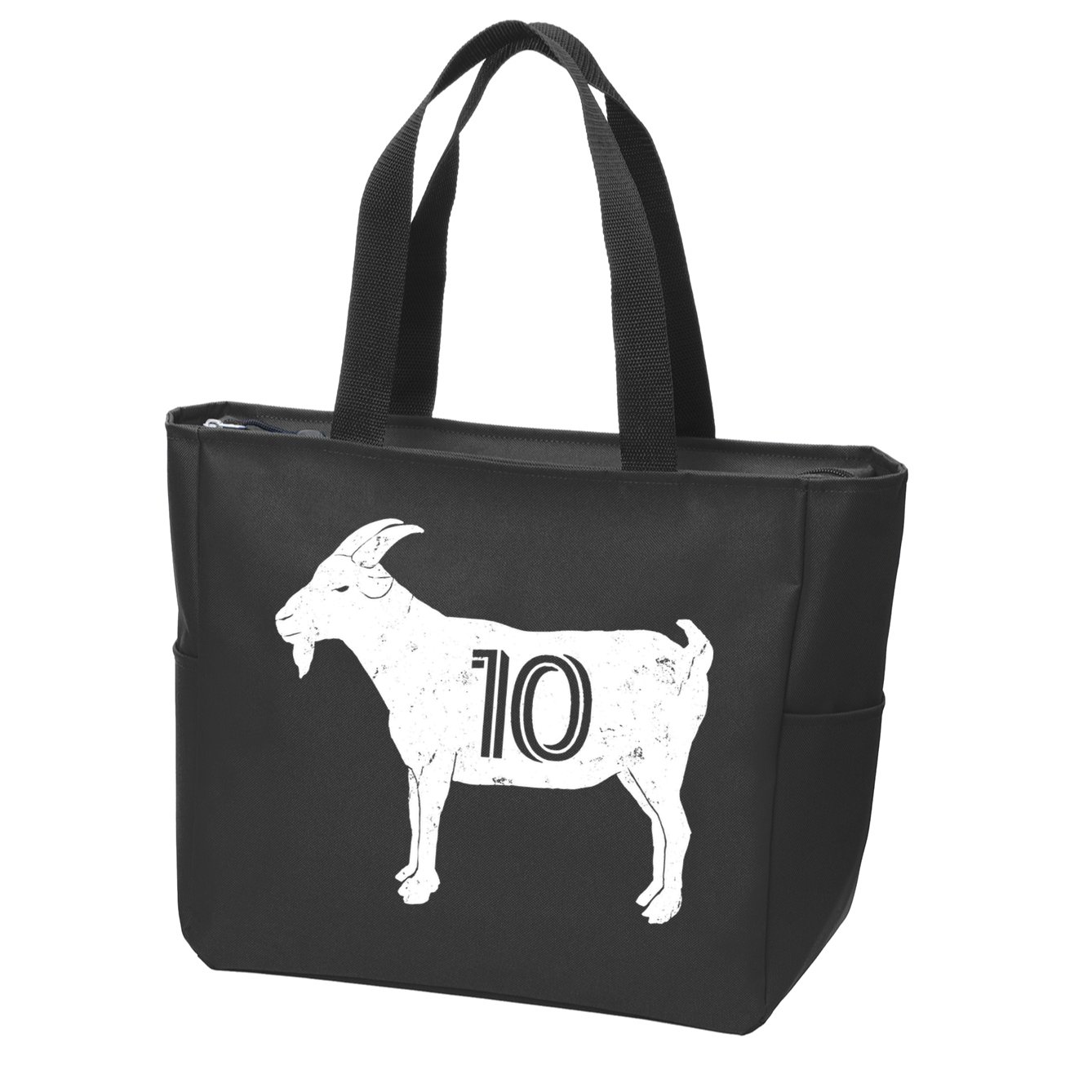 Goat 10 Miami Soccer Team Zip Tote Bag