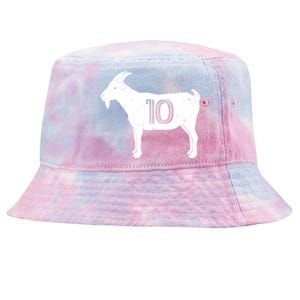 Goat 10 Miami Soccer Team Tie-Dyed Bucket Hat