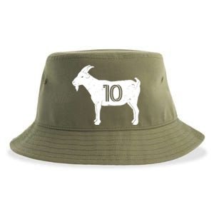 Goat 10 Miami Soccer Team Sustainable Bucket Hat