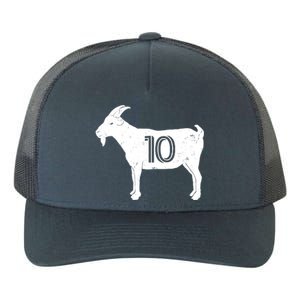 Goat 10 Miami Soccer Team Yupoong Adult 5-Panel Trucker Hat