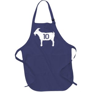 Goat 10 Miami Soccer Team Full-Length Apron With Pockets