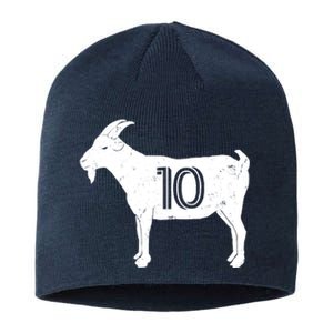 Goat 10 Miami Soccer Team Sustainable Beanie