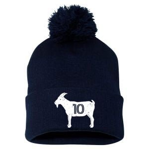 Goat 10 Miami Soccer Team Pom Pom 12in Knit Beanie