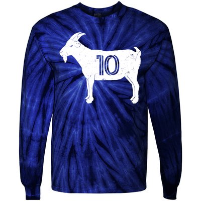 Goat 10 Miami Soccer Team Tie-Dye Long Sleeve Shirt