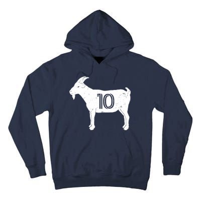 Goat 10 Miami Soccer Team Tall Hoodie