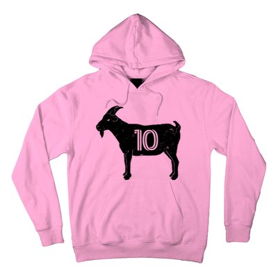 Goat 10 Miami Soccer Team Hoodie