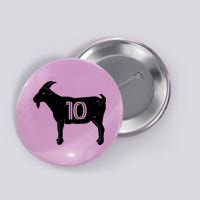 Goat 10 Miami Soccer Team Button