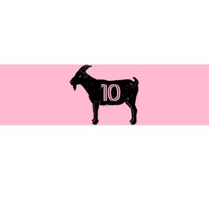 Goat 10 Miami Soccer Team Bumper Sticker