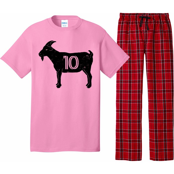 Goat 10 Miami Soccer Team Pajama Set