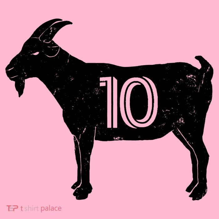 Goat 10 Miami Soccer Team Womens T-Shirt