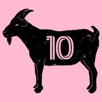 Goat 10 Miami Soccer Team Women's V-Neck T-Shirt