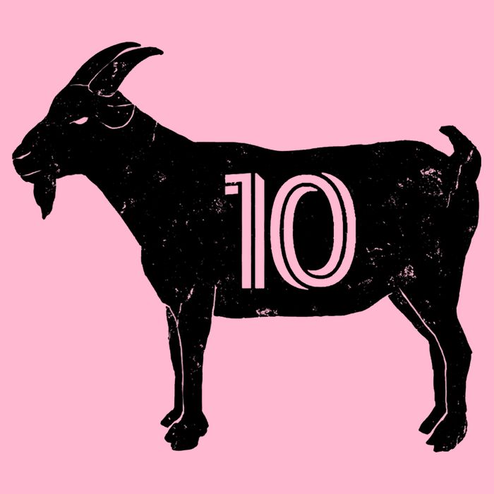 Goat 10 Miami Soccer Team Women's V-Neck T-Shirt