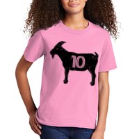 Goat 10 Miami Soccer Team Kids T-Shirt