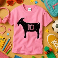 Goat 10 Miami Soccer Team Kids T-Shirt