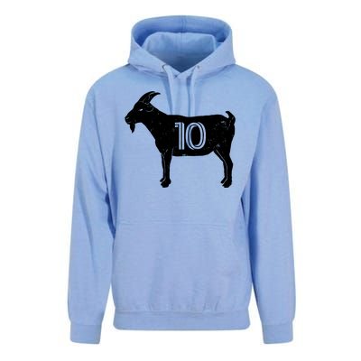 Goat 10 Miami Soccer Team Unisex Surf Hoodie