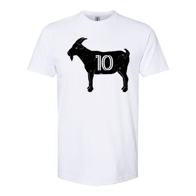 Goat 10 Miami Soccer Team Softstyle CVC T-Shirt