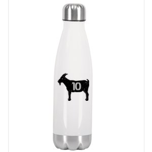 Goat 10 Miami Soccer Team Stainless Steel Insulated Water Bottle