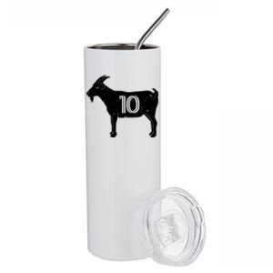 Goat 10 Miami Soccer Team Stainless Steel Tumbler