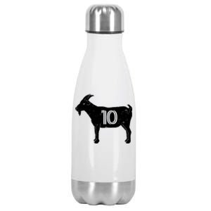 Goat 10 Miami Soccer Team Stainless Steel Insulated Water Bottle