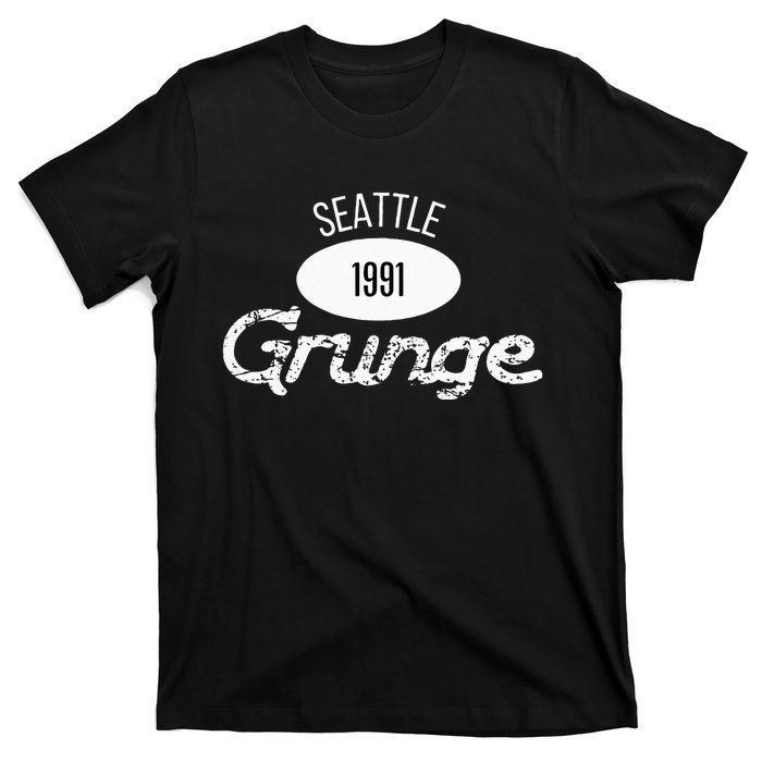 Grunge 1991 Seattle 90s Music Retro Rock Music Gen X T-Shirt