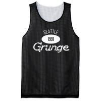 Grunge 1991 Seattle 90s Music Retro Rock Music Gen X Mesh Reversible Basketball Jersey Tank