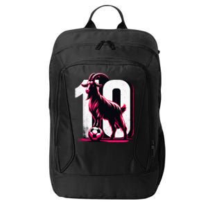 Goat 10 Soccer Day Lover 2024 City Backpack