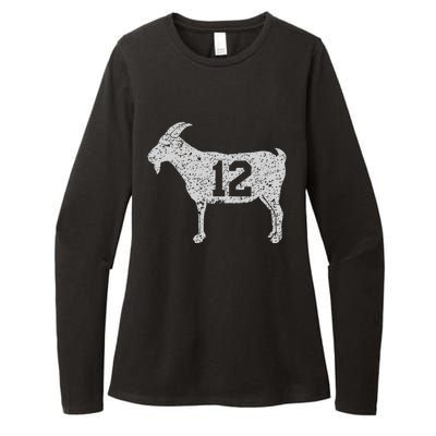 Goat 12 Vintage Womens CVC Long Sleeve Shirt