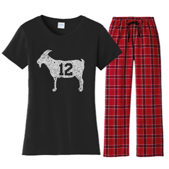 Goat 12 Vintage Women's Flannel Pajama Set