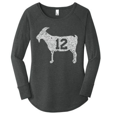 Goat 12 Vintage Women's Perfect Tri Tunic Long Sleeve Shirt