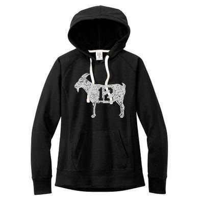 Goat 12 Vintage Women's Fleece Hoodie