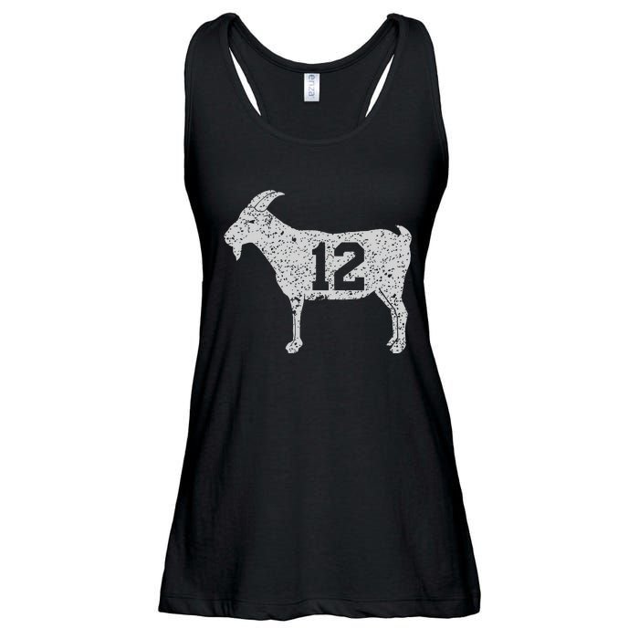 Goat 12 Vintage Ladies Essential Flowy Tank