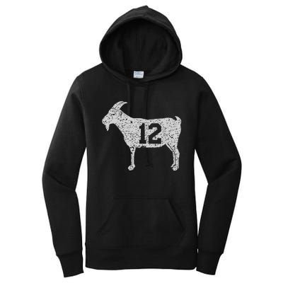 Goat 12 Vintage Women's Pullover Hoodie