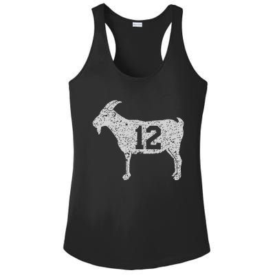 Goat 12 Vintage Ladies PosiCharge Competitor Racerback Tank