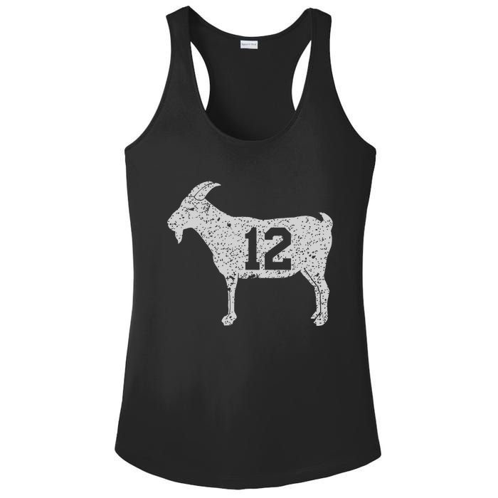 Goat 12 Vintage Ladies PosiCharge Competitor Racerback Tank