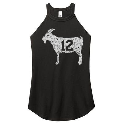 Goat 12 Vintage Women's Perfect Tri Rocker Tank