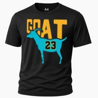 GOAT 23 Air Retro Aqua 5s Matching Cooling Performance Crew T-Shirt