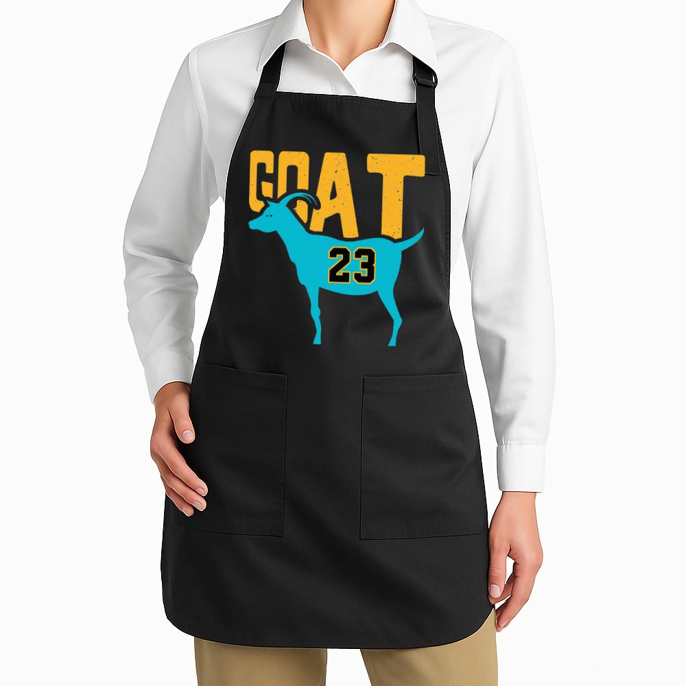 GOAT 23 Air Retro Aqua 5s Matching Apron