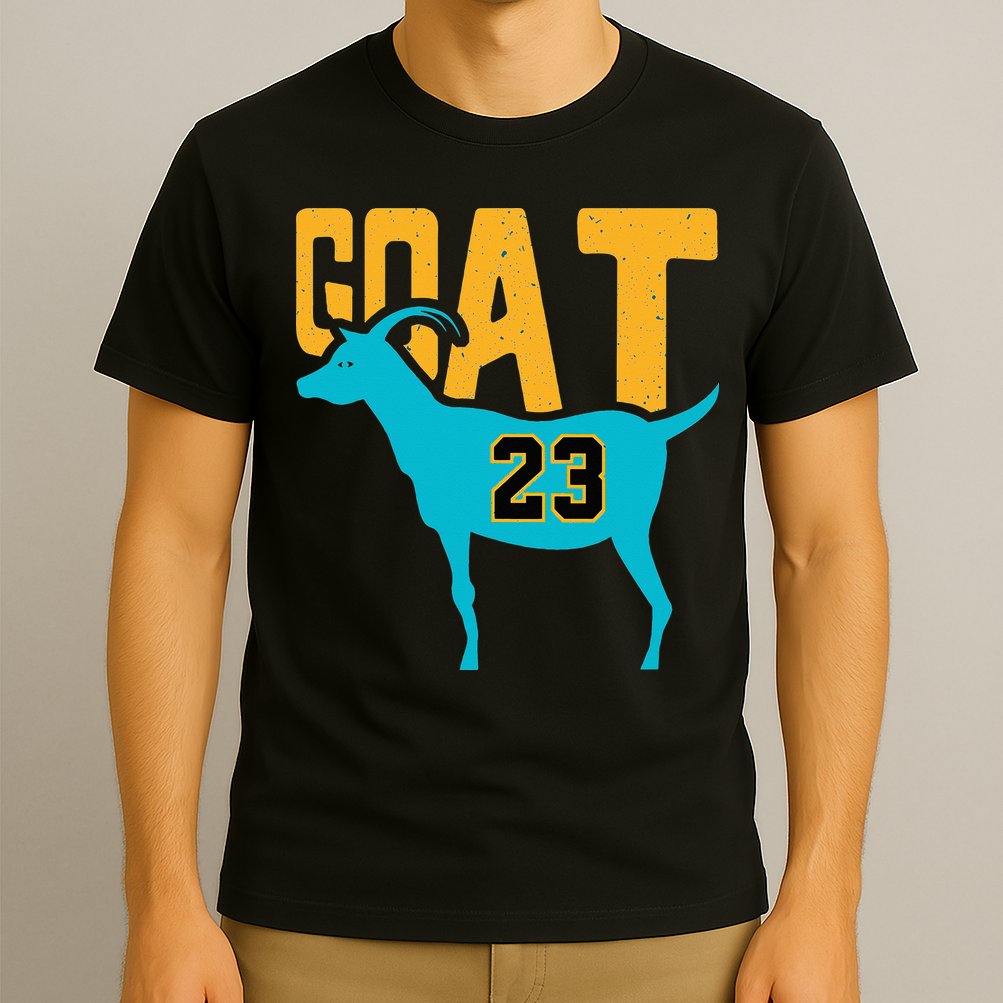 GOAT 23 Air Retro Aqua 5s Matching T-Shirt
